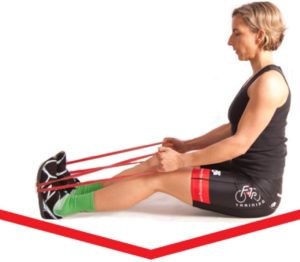 Seated Resistance Band Rows